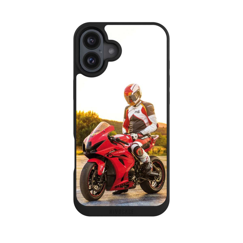 iPhone 16 Plus NIVOpure Rotes Motorrad MDS