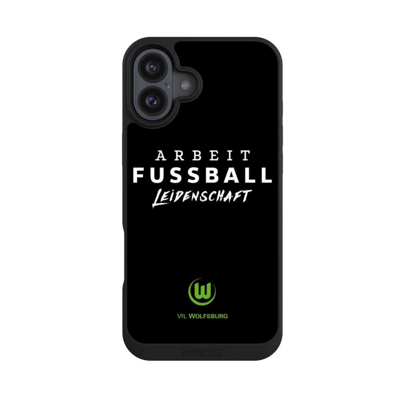 iPhone 16 Plus NIVOpure VfL Wolfsburg Arbeit Fußball Leidenschaft