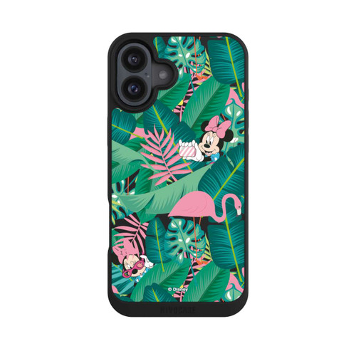 Apple iPhone 16 Plus NIVOpure Minnie Summer Palmblätter ohne Hintergrund