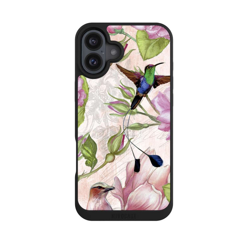 iPhone 16 Plus NIVOpure Kolibri Muster