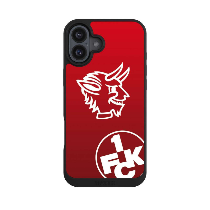 iPhone 16 Plus NIVOpure Teufelskopf FCK auf Rot