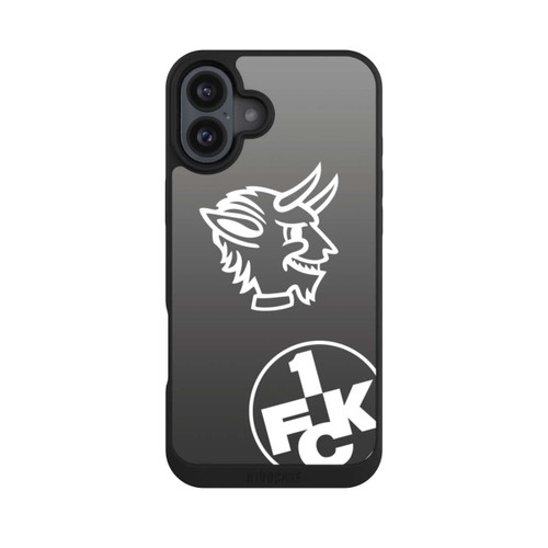 Apple iPhone 16 Plus NIVOpure Teufelskopf FCK auf Schwarz