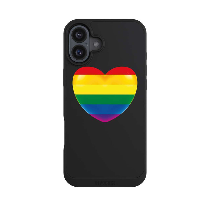 iPhone 16 Plus NIVOpure Pride Heart sans Fond