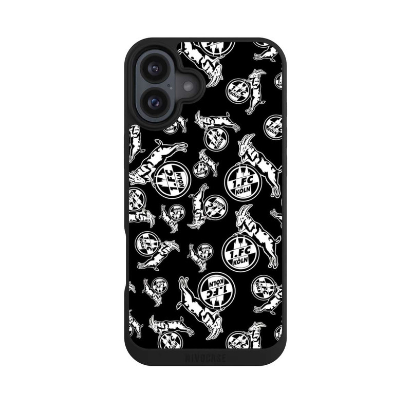 iPhone 16 Plus NIVOpure Black and Grey Pattern 1.FC
