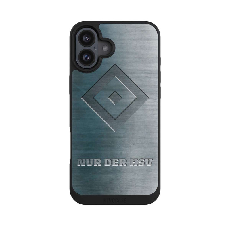 iPhone 16 Plus NIVOpure Nur der HSV Metalllook