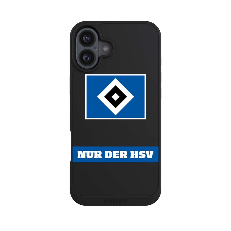 iPhone 16 Plus NIVOpure Nur der HSV Blau - ohne Hintergrund