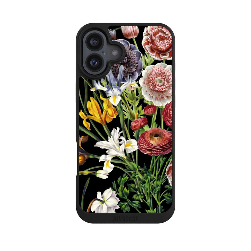 iPhone 16 Plus NIVOpure Altes Blumenmuster