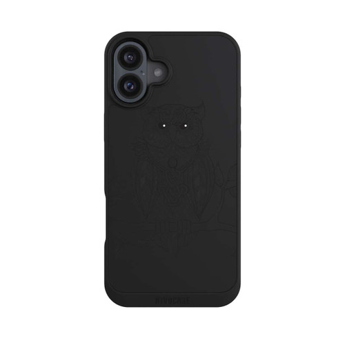 Apple iPhone 16 Plus NIVOpure Eule Mandala ohne Hintergrund