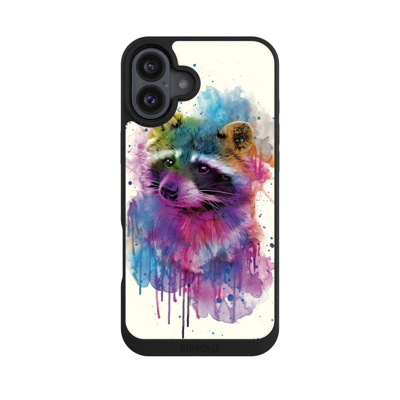 iPhone 16 Plus NIVOpure Glücklicher Waschbär