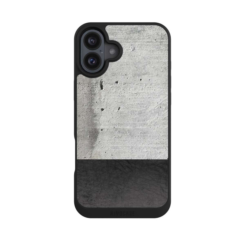 iPhone 16 Plus NIVOpure Leder und Beton