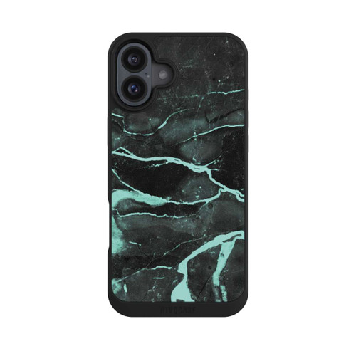 Apple iPhone 16 Plus NIVOpure Grauer und blauer Marmor