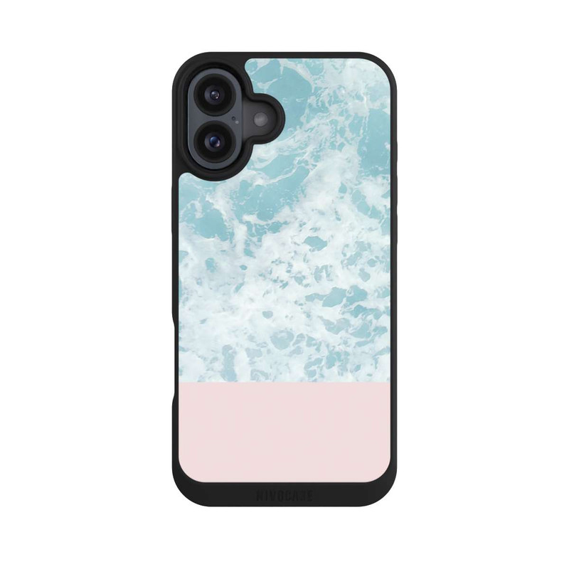 iPhone 16 Plus NIVOpure Rosa am Meer