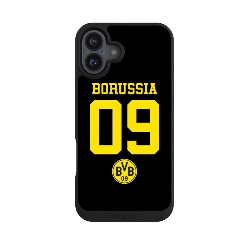iPhone 16 Plus NIVOpure Borussia 09 Schwarz - BVB