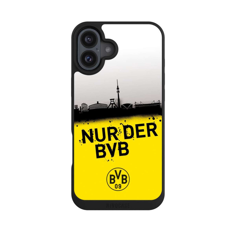 iPhone 16 Plus NIVOpure Nur der BVB - Silhouette