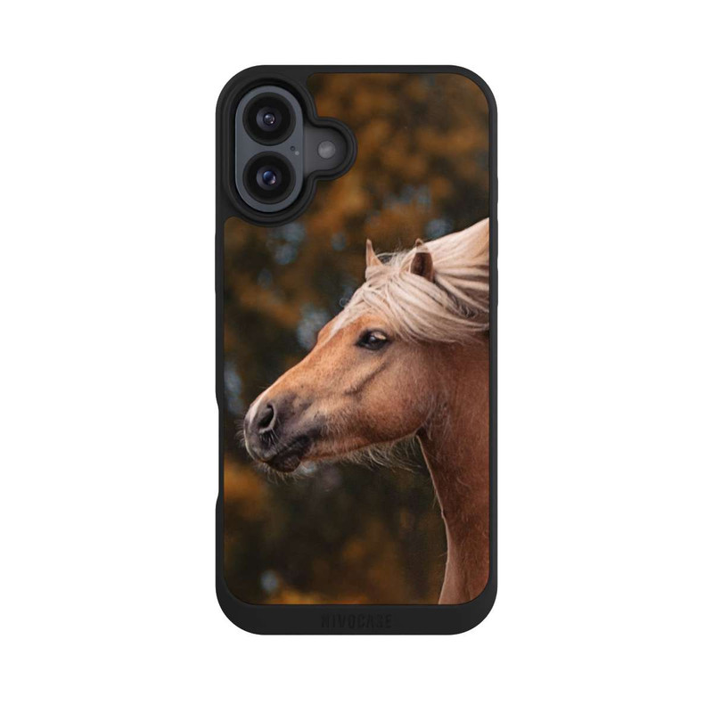 iPhone 16 Plus NIVOpure Pferd im Galopp