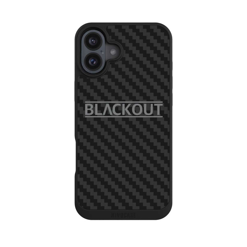 iPhone 16 Plus NIVOpure Carbon - Blackout