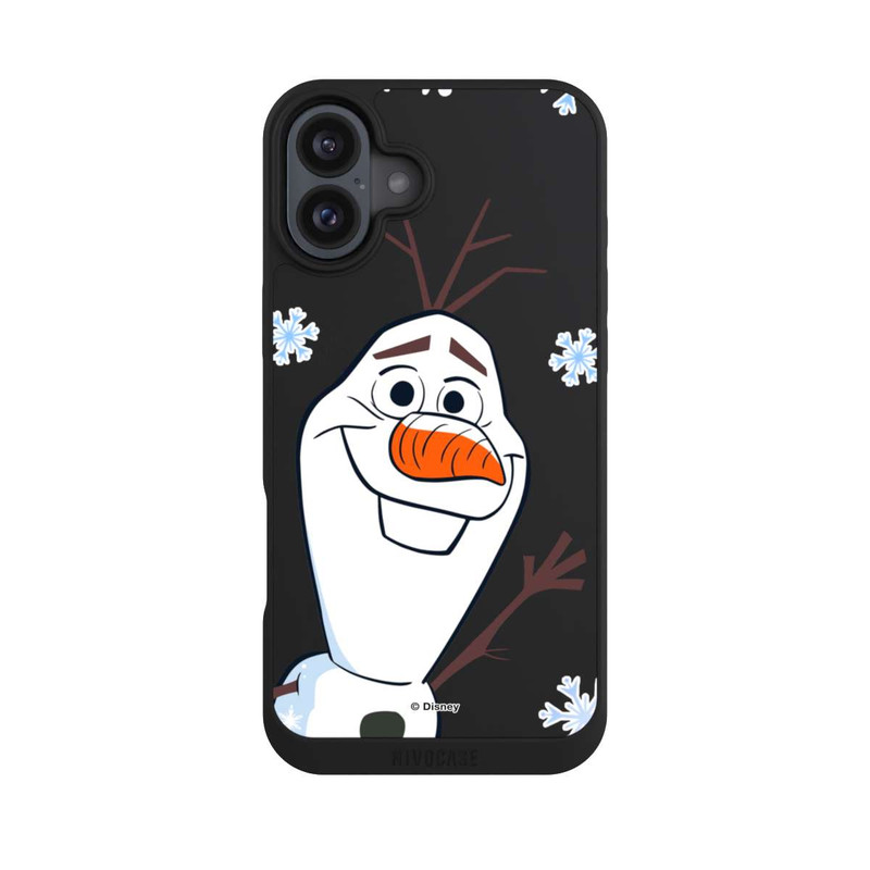 iPhone 16 Plus NIVOpure Disney Eiskönigin Olaf waving closeup