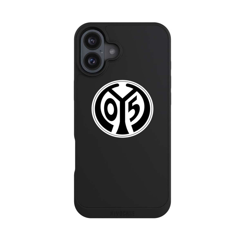 iPhone 16 Plus NIVOpure Schwarzes Logo - MZ 05