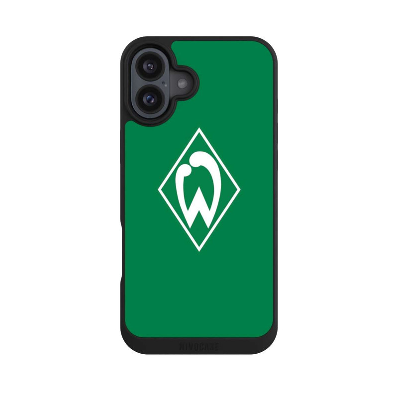 iPhone 16 Plus NIVOpure Logo auf Grün - Werder Bremen