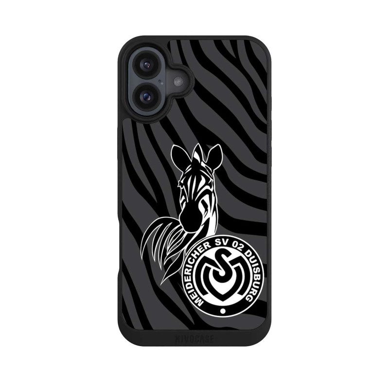 iPhone 16 Plus NIVOpure Zebra Dunkel - MSV