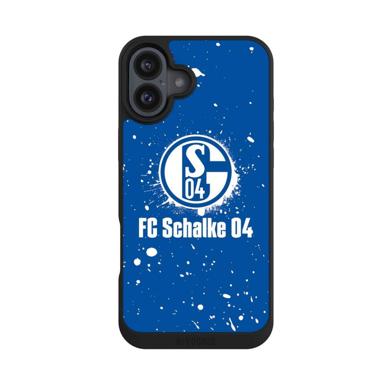 iPhone 16 Plus NIVOpure Schalke 04 - Spraylogo