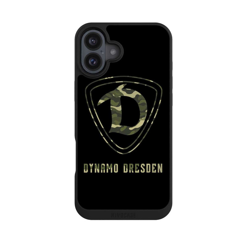 iPhone 16 Plus NIVOpure Camo D Schwarz