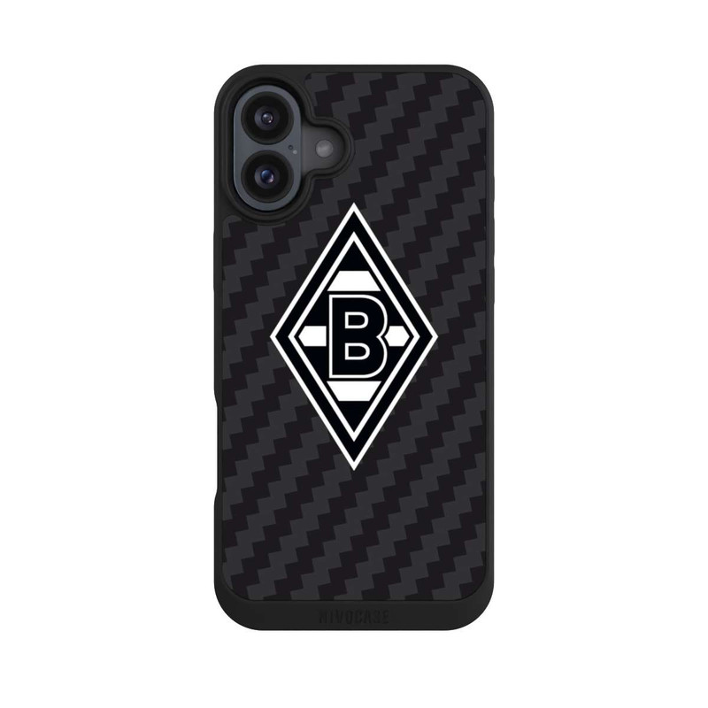 iPhone 16 Plus NIVOpure Borussia Raute Carbon