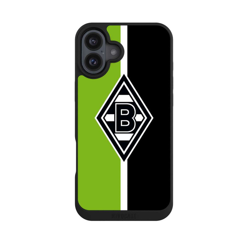 iPhone 16 Plus NIVOpure Borussia Grün Schwarz