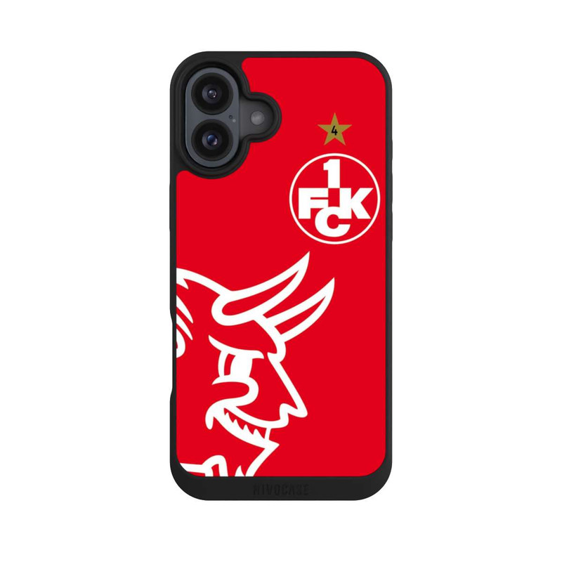 iPhone 16 Plus NIVOpure Heimtrikot - 1.FCK rot