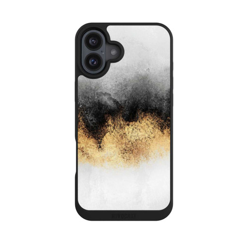 Apple iPhone 16 Plus NIVOpure Gris Ciel Poussière Or Imprimé