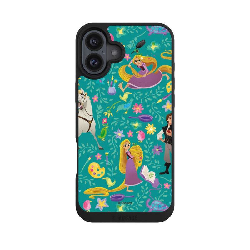 iPhone 16 Plus NIVOpure Rapunzel Blue Pattern