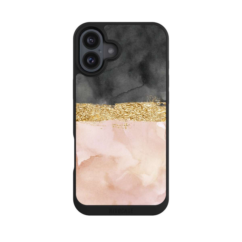 iPhone 16 Plus NIVOpure Look ligne dorée