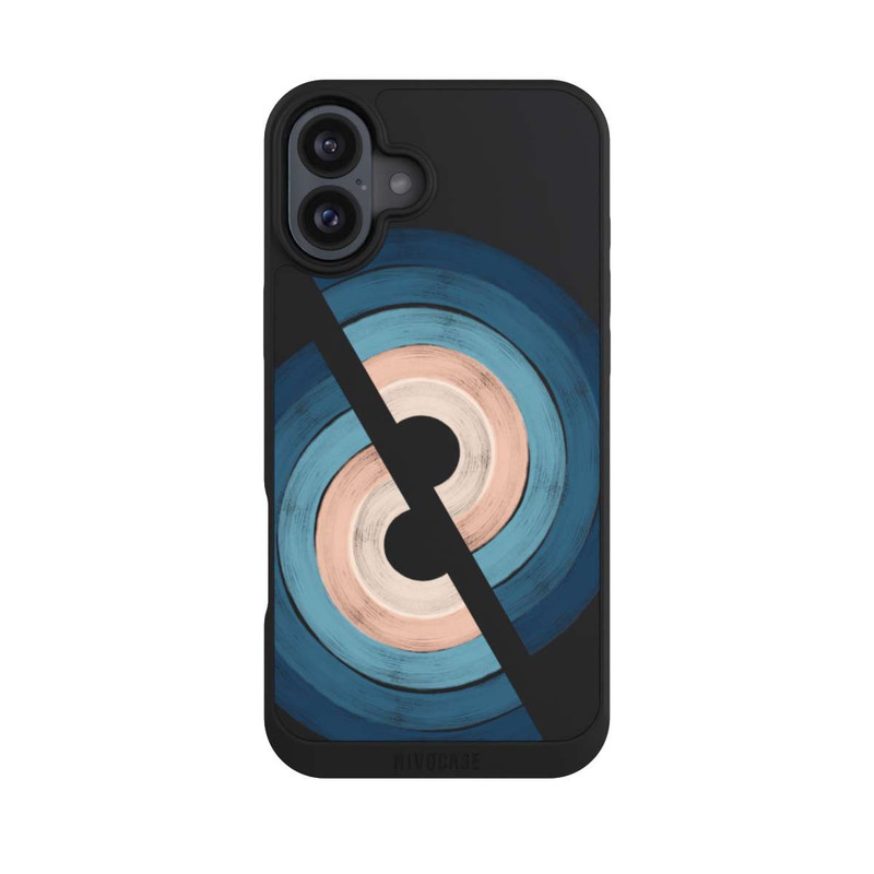 iPhone 16 Plus NIVOpure Arcs-en-ciel rétro