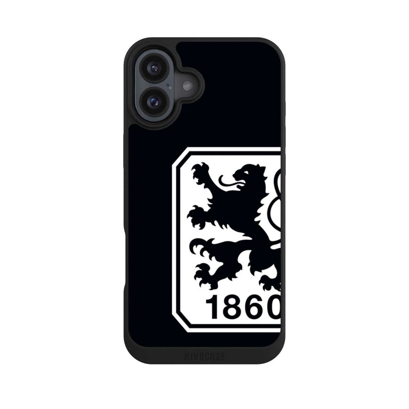 iPhone 16 Plus NIVOpure TSV 1860 Schwarz Logo Groß