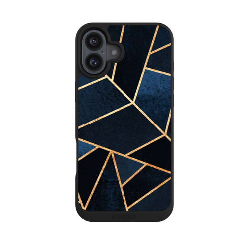 Apple iPhone 16 Plus NIVOpure Imprimé Pierre Or Marine
