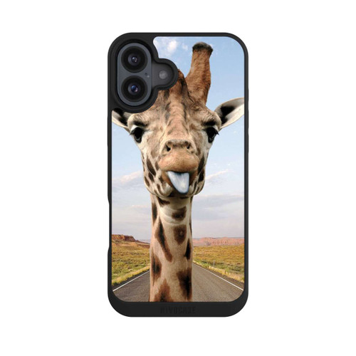 Apple iPhone 16 Plus NIVOpure Giraffe auf der Straße