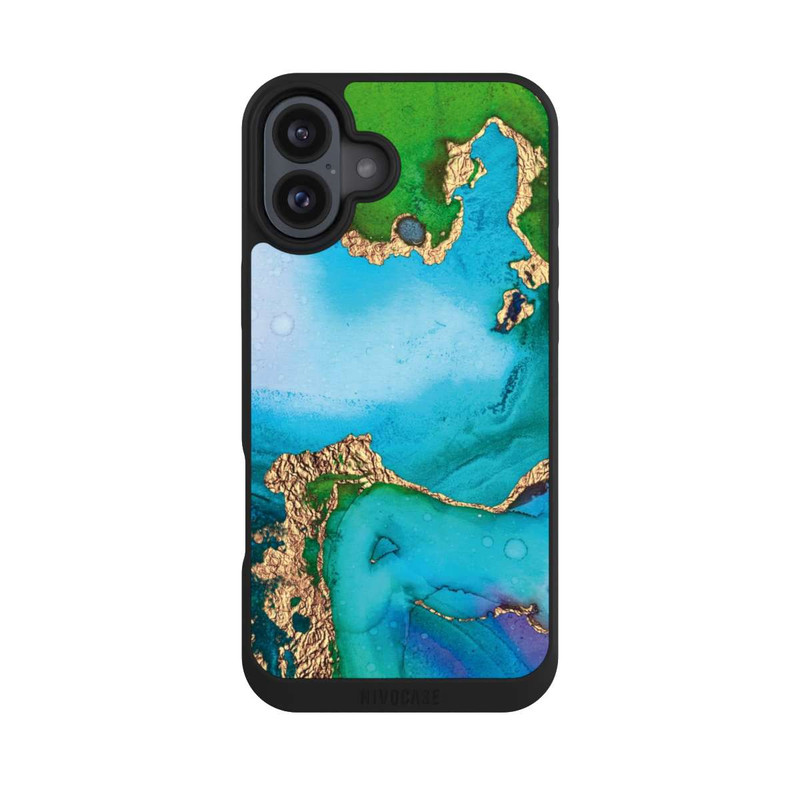 iPhone 16 Plus NIVOpure Colourfull Marble Glitterlook
