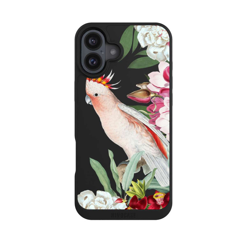 iPhone 16 Plus NIVOpure Papagei Blumen