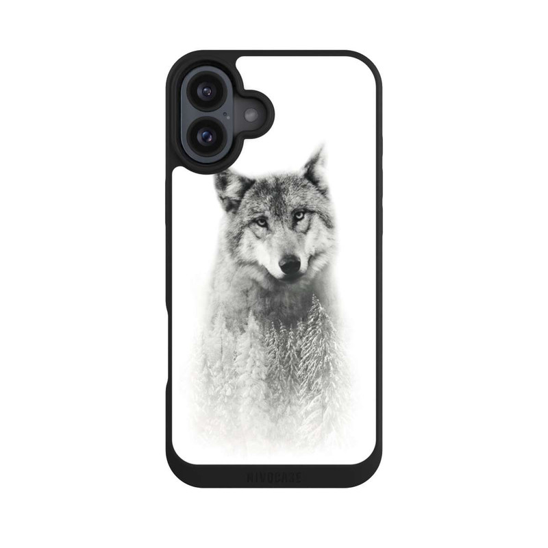iPhone 16 Plus NIVOpure Le loup et la forêt