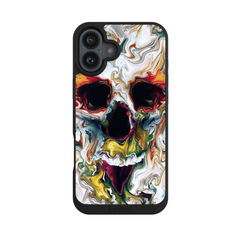 iPhone 16 Plus NIVOpure abstrakter Schädel