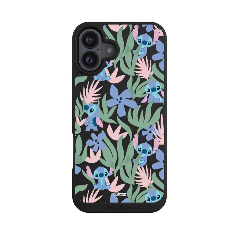 iPhone 16 Plus NIVOpure Floral Pattern Stitch Transparent