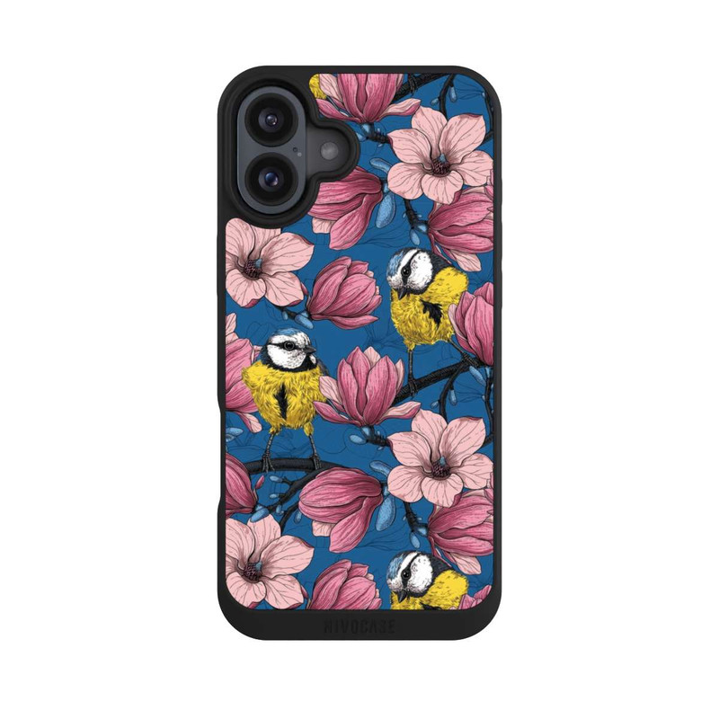 iPhone 16 Plus NIVOpure Blaumeise & Magnolie