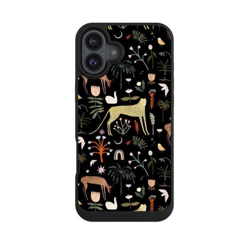 Apple iPhone 16 Plus NIVOpure Wild garden letters by Léa Le Pivert