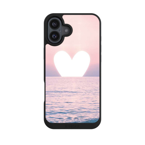 Apple iPhone 16 Plus NIVOpure Herz-Sonnenuntergang