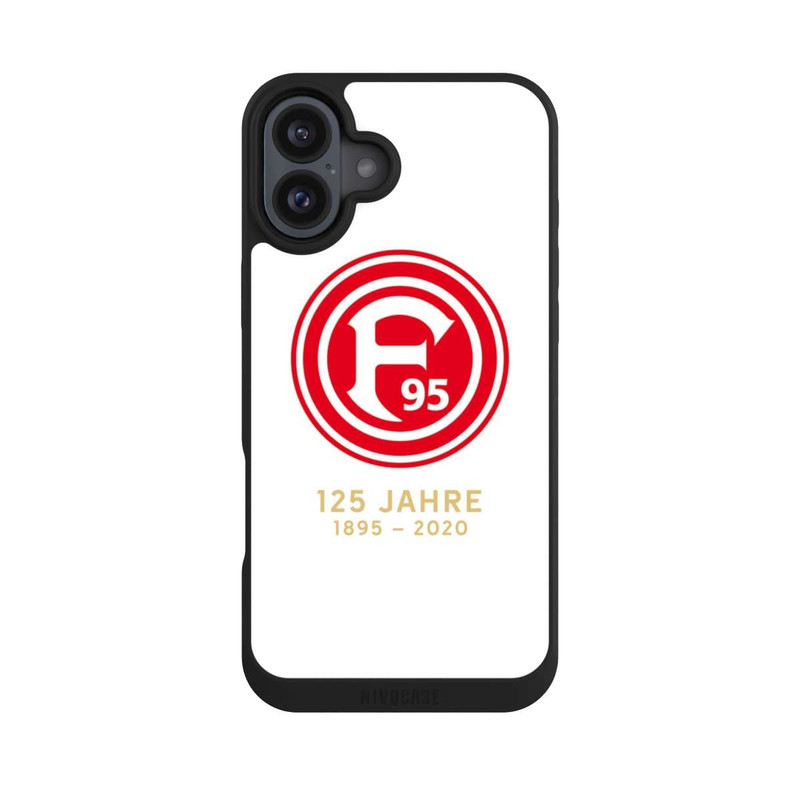 iPhone 16 Plus NIVOpure 125 Jahre Fortuna Weiß