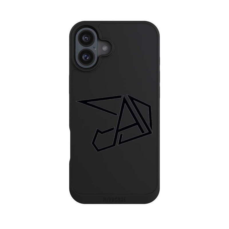 iPhone 16 Plus NIVOpure Logo schwarz transparent
