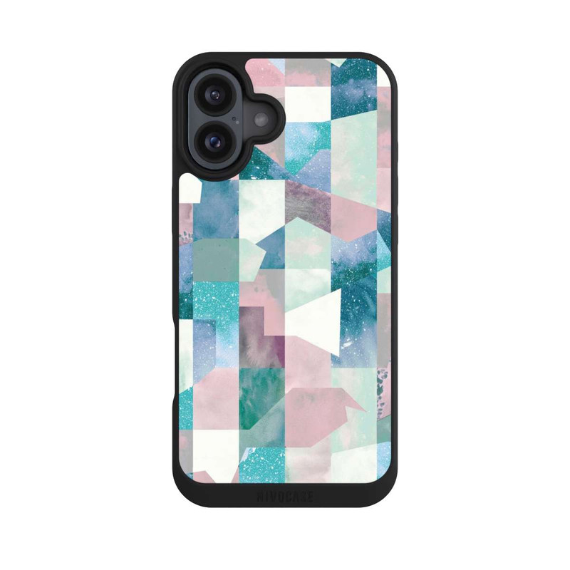 iPhone 16 Plus NIVOpure Collage Texture Pastel