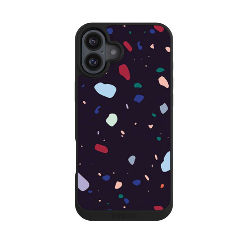 Apple iPhone 16 Plus NIVOpure Modern Dark Rounded Terrazzo