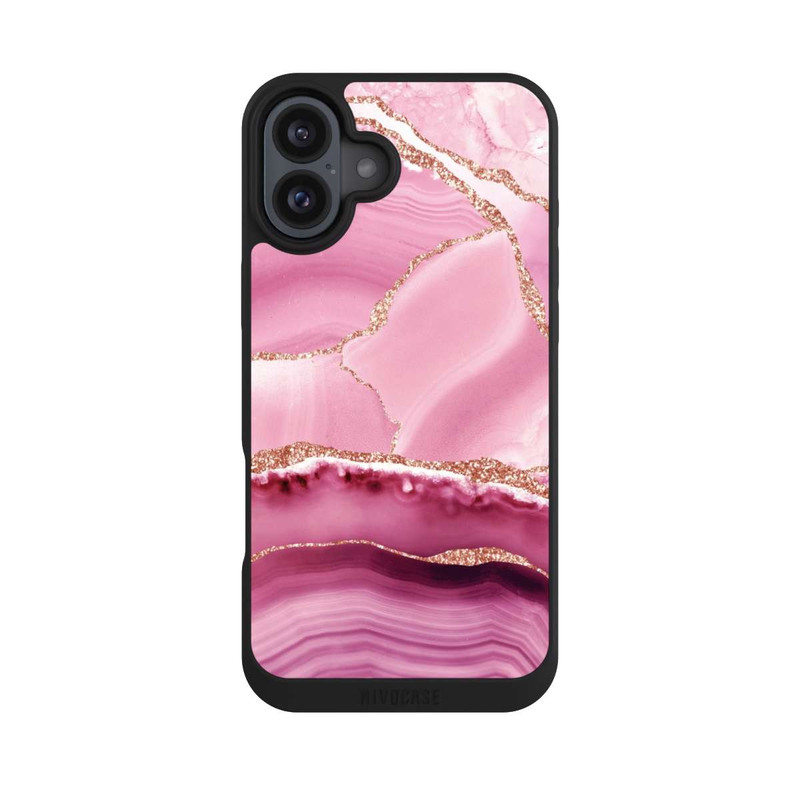 iPhone 16 Plus NIVOpure Meerjungfrauen Pink Marmor