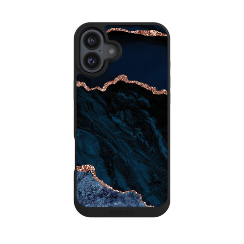 Apple iPhone 16 Plus NIVOpure Nacht Blau Marmor Landschaft
